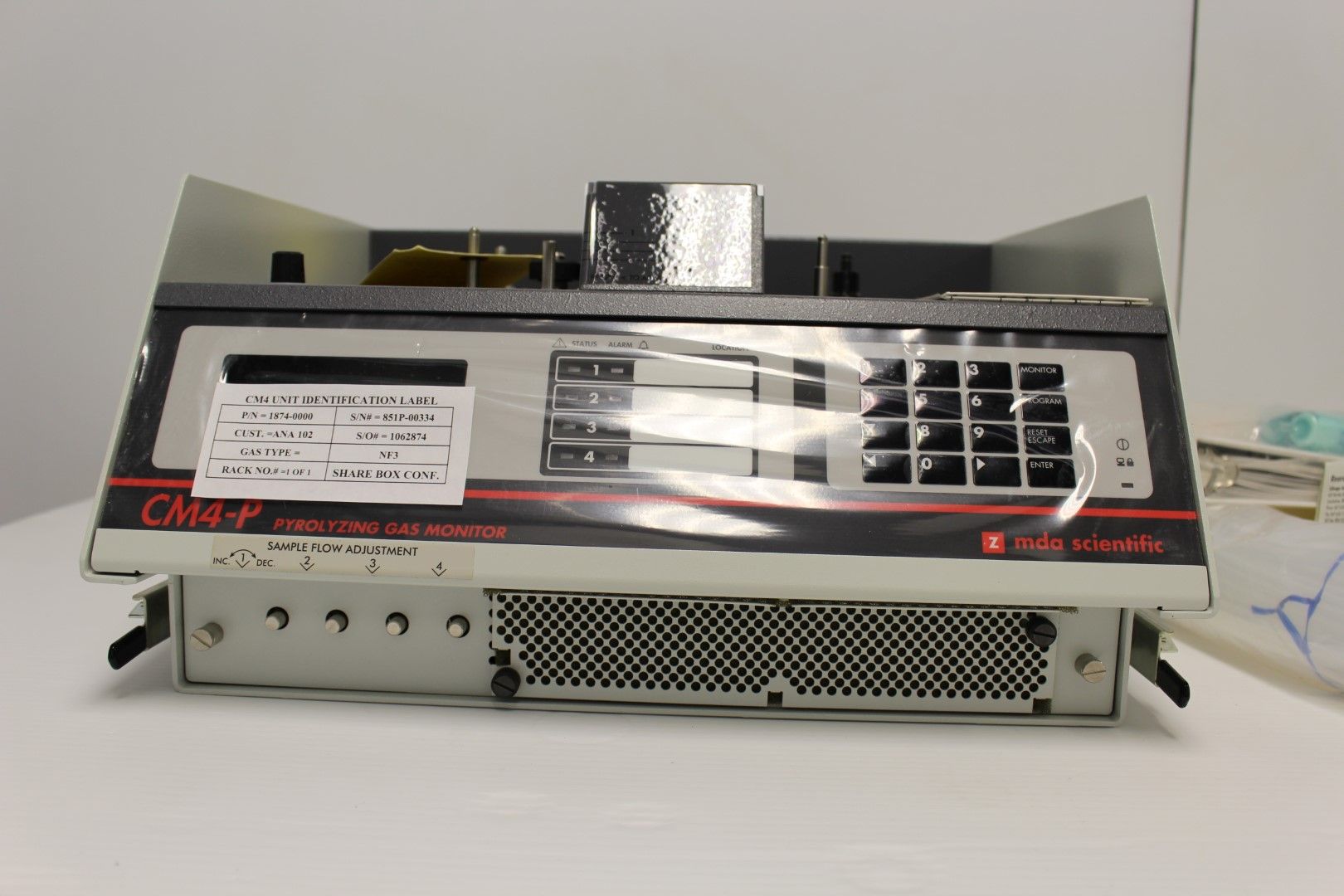 Honeywell, Zellweger CM4P, Pyrolyzing Gas Monitor Nitrogen Trifluoride